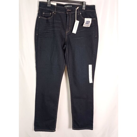Code Bleu Chelsea Classic Rise Tummy Slimming Straight Jeans 14 NWT - Picture 1 of 11
